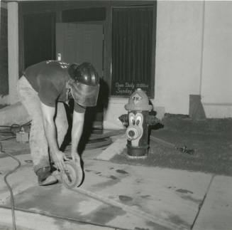 Observing Hydrant -- Tempe Daily News, August 2, 1978