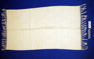 White damask towel