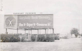 "Everybody Needs Electricity" Billboard-Mill Avenue &Campa Allegra Road,Tempe,AZ
