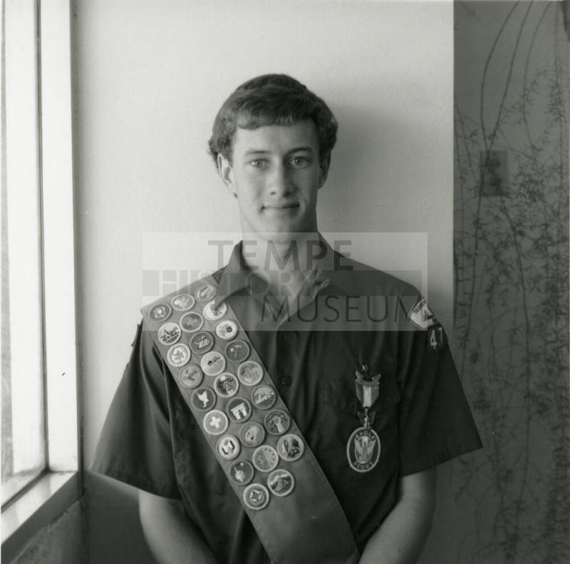 Marcos de Niza Student New Eagle Scout - Tempe Daily News - October 18, 1978