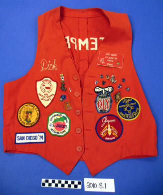 Dick Berry's Temple Jaycees Vest