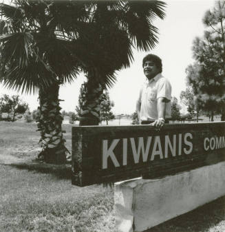 Unidentified Man at Kiwanis Community Park - July 1984