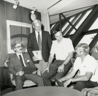 Mayor Harry Mitchell and 3 Unidentified Men in Tempe City Hall - (2 of 2)
