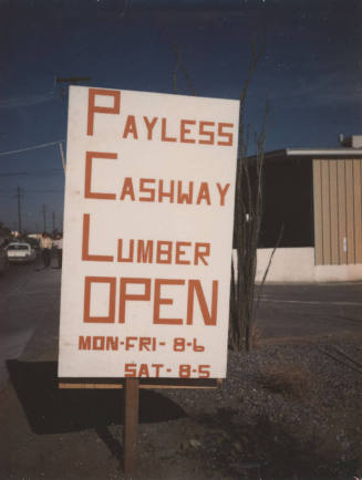Payless Cashway Inc.- Building Materials - 1711 South Rural Road, Tempe, Arizona