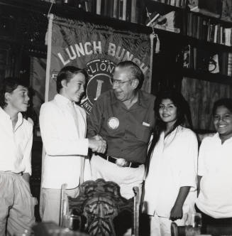 Unidentified Lions' Club 'Lunch Bunch' Welcome Young People - (2 of 2)