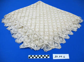 White crocheted bedspread