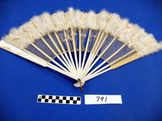White feather fan
