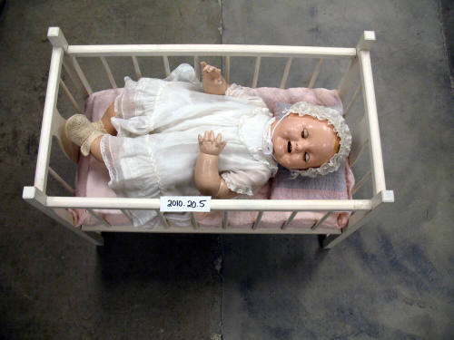 Doll with Cradle