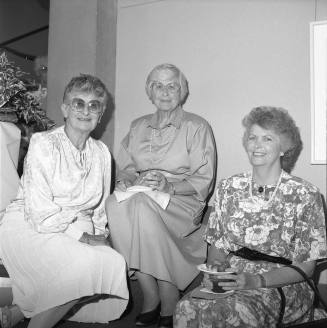 25th Anniversary of Grady Gammage Auditorium (L to R) Betty Fessler, Beulah Mae Kramer, and Rochelle Cole