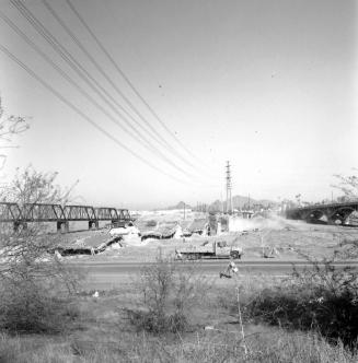 Railroad Bridge over Tempe Town Lake- Construction