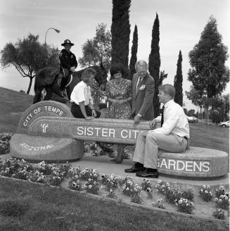 Tempe Sister City Gardens publicity for Mesa Tribune