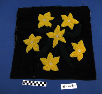 Pillow cover with Yellow Flowers