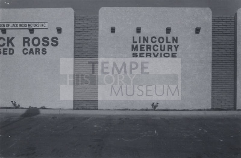 Ross Lincoln Mercury Dealership - 1900 North Scottsdale Road, Tempe, Arizona