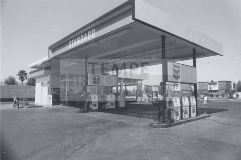 Don Comb's Chevron Gasoline Station - 1926 North Scottsdale Road, Tempe, Arizona