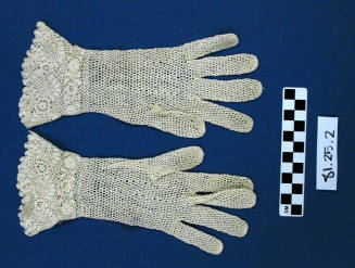 Women's white gloves