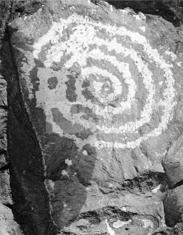 Petroglyph on Tempe Butte, Arizona.