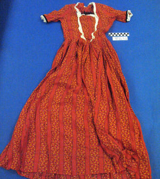 Long Women's Dress and Bonnet
