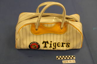 Small White and Yellow Tigers Duffle Bag