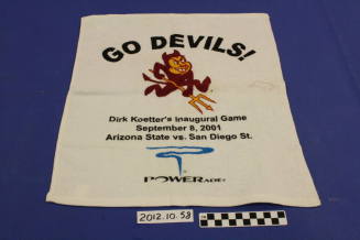 Dirk Koetter's Inagural Game 2001 fan towel