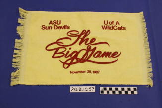 1978 ASU-U of A game fan towel