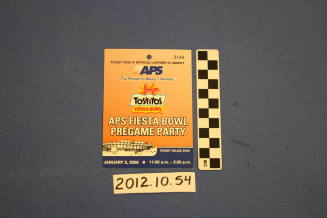 APS Fiesta Bowl Progame Ticket 2006
