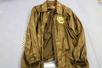 Harry Mitchell's black raincoat or windbreaker for Hanshin Tigers baseball team