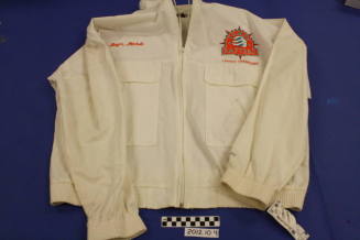 Harry Mitchell's White Tempe Rafters League Champions Jacket