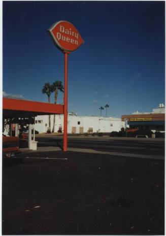Color print of Dairy Queen sign at Mill & 10th, Tempe