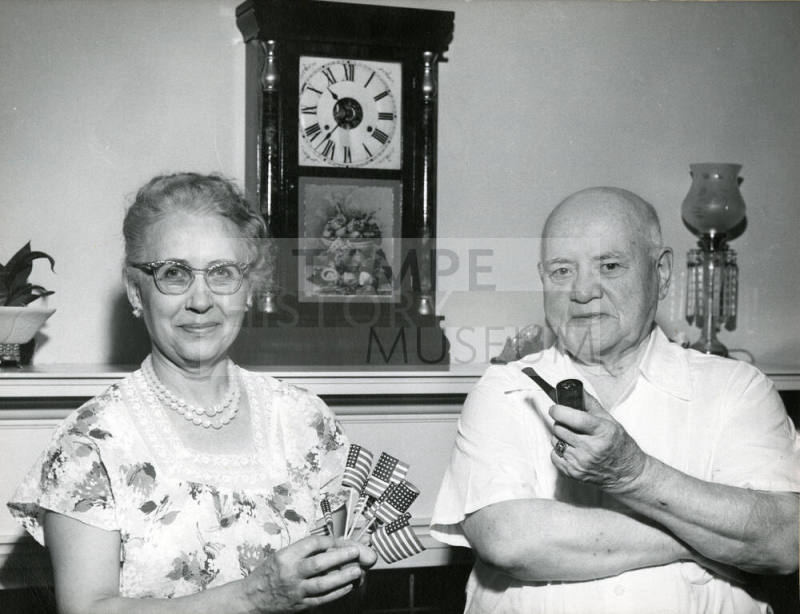Photograph of Dr. William J. and Mrs. Augusta Barrett