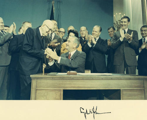 Lyndon Johnson photograph