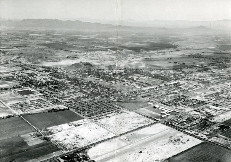 Aerial photograph of Tempe, Arizona