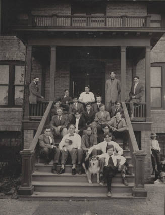 State Teachers College Men's Dorm with residents