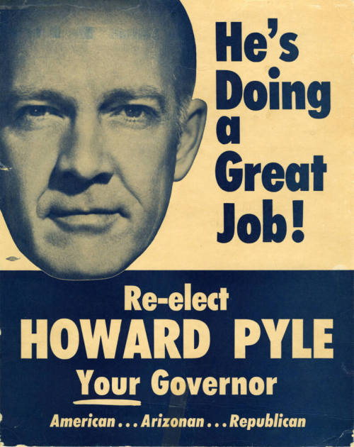Poster - Re-elect Howard Pyle
