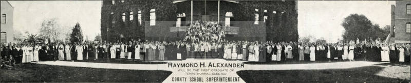 Raymond H. Alexander for County School Superintendent with Tempe Normal Students