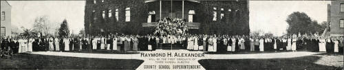 Raymond H. Alexander for County School Superintendent with Tempe Normal Students