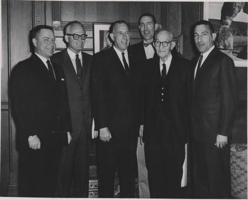 Group of six men including B. Goldwater, P. Fannin and C. Hayden