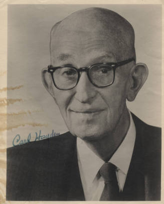 Signed Portrait of Senator Carl Hayden