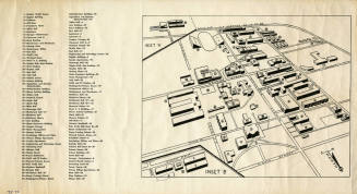 Arizona State University Building layout map with names