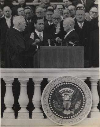 Carl Hayden attends the inauguration of President Eisenhower