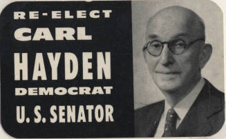 Carl Hayden Campaign Card