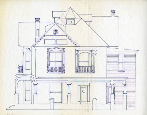 Niels Petersen House line drawing
