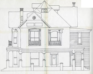 Niels Petersen House line Drawing