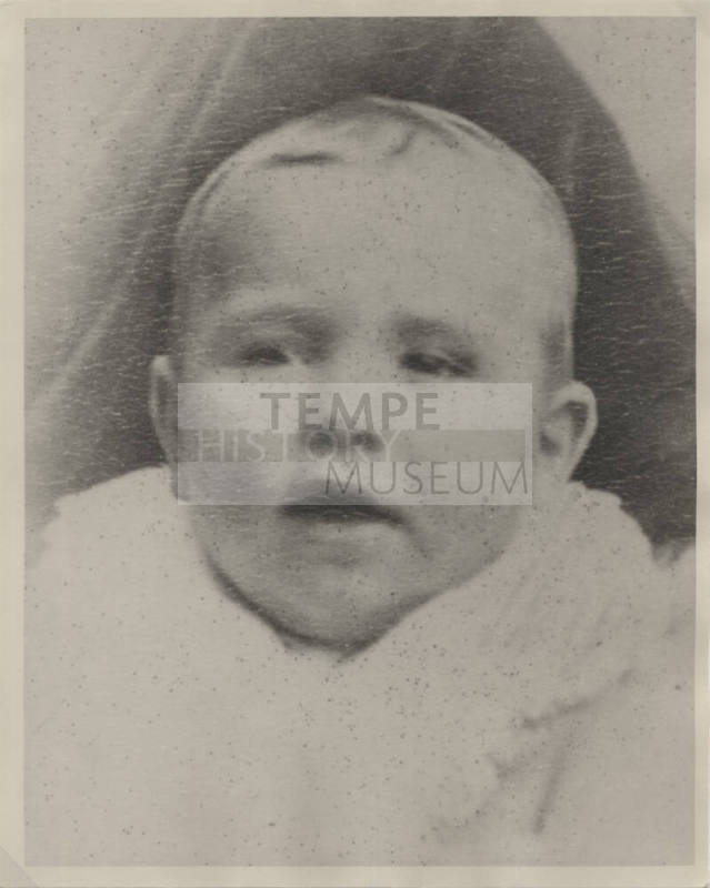 Portrait of Carl T. Hayden as a baby