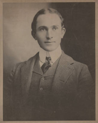 Portrait of a Young Carl Hayden at Stanford