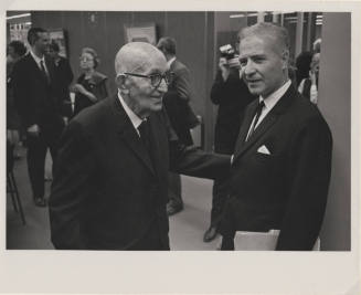 Carl Hayden with ASU President G. Homer Durham