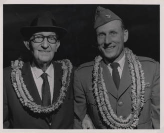 Senator Carl Hayden and Air Force Official