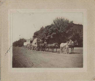 A Coach Drawn Carriage by Six Horses