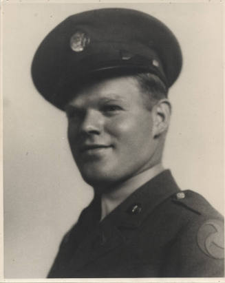 Photograph of Arizona Harris in Army Uniform