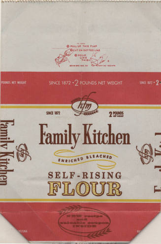Two Pound Flour Bag "Family Kitchen"