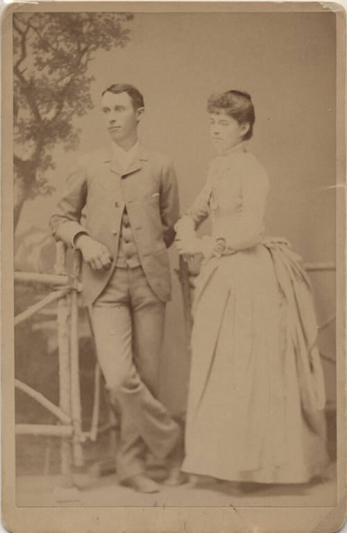 Wedding Photo of John Webster Johnson and Mary Etta Broomell